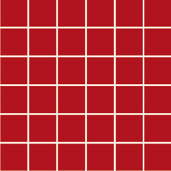 Keramická mozaika Mozaika Červená lesklá 50
