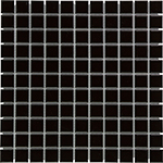 Keramická mozaika Mozaika Černá Lesk 25