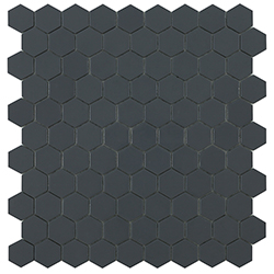 Skleněná mozaika Mozaika HEX NORDIC DARK GREY