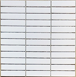 Obklad keramická Mozaika Bílá matná 2510